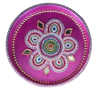 Khaapree Handcrafted Wedding Decorated Thali Set | Thali Set for Indian Weddings ✨ - Khaapree